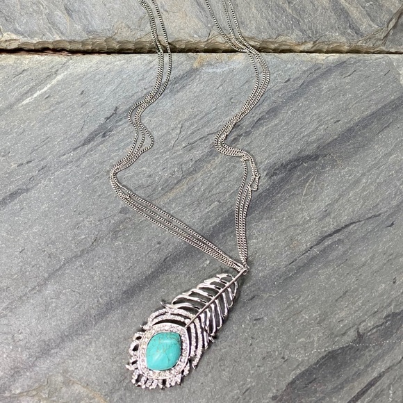 Allen Schwartz/ Long/ Feather/ Elegant/ F4-5 - Picture 2 of 5